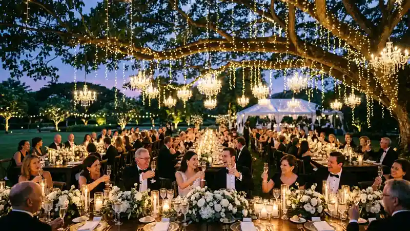 Mesas redondas gala boda